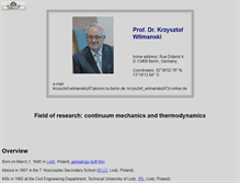 Tablet Screenshot of mech-wilmanski.de